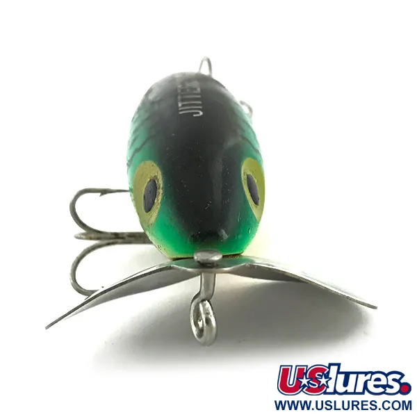 Vintage   Fred Arbogast Jitterbug , 1/3oz Fire Tiger fishing lure #6808