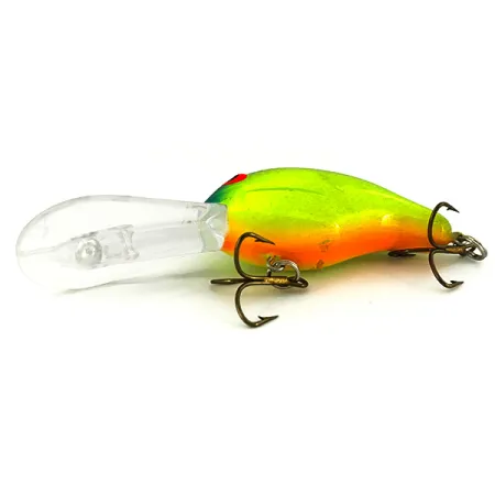 Vintage Bandit 300, 3/8oz Chartreuse Blue Back fishing lure #6813