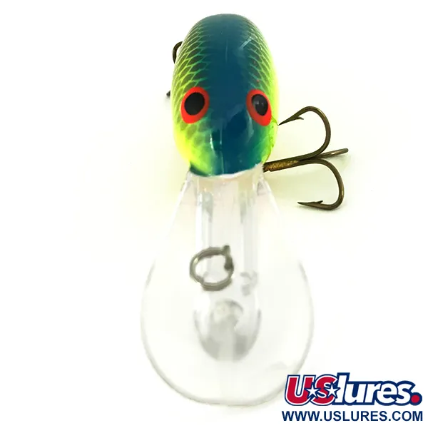 Vintage Bandit 300, 3/8oz Chartreuse Blue Back fishing lure #6813
