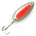 Vintage   Blue Fox Pixee UV, 1/2oz Hammered Nickel / Orange fishing spoon #6822