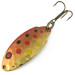 Vintage   Thomas Buoyant, 3/16oz Hammered Golden Rainbow Trout fishing spoon #6824