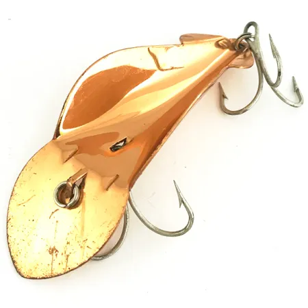 Vintage Buck Perry Spoonplug, 1/2oz Copper fishing spoon #6828
