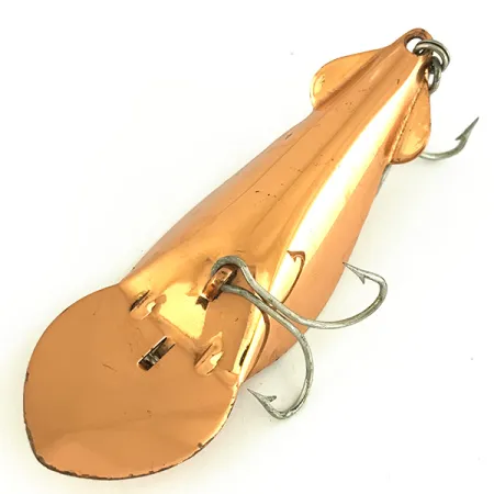 Vintage Buck Perry Spoonplug, 1/2oz Copper fishing spoon #6828