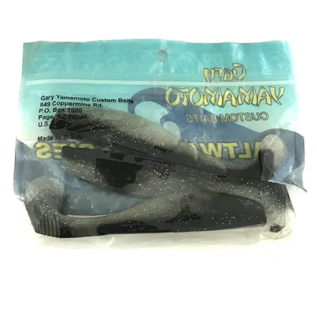 Gary Yamamoto Yamamoto Saltwater series soft bait 3 pcs, Black w / Hologram Belly fishing #6830