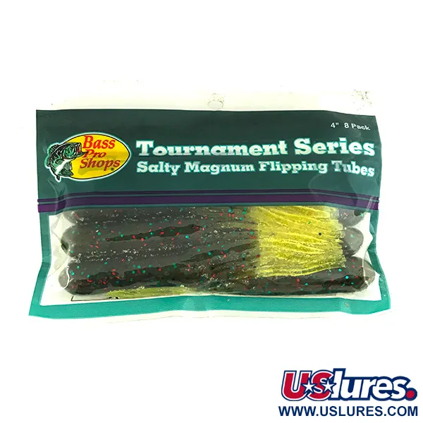 Bass Pro Shops Salty Magnum Flipping Tubes soft bait 8pcs