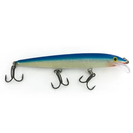 Vintage Rapala Scatter Rap Minnow, 3/16oz B (Blue) Light Blue fishing lure #6858