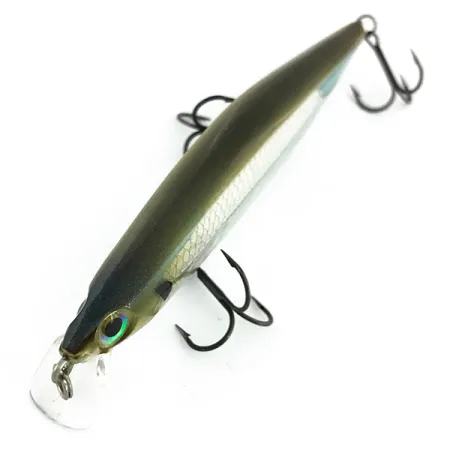 Vintage Rapala Shadow Rap 11, 2/5oz Moss Back Shiner fishing lure #6860