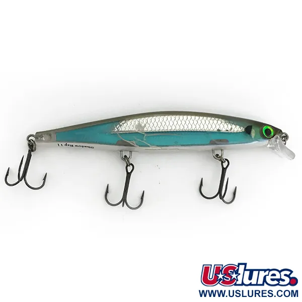 Vintage   Rapala Shadow Rap 11, 2/5oz Moss Back Shiner fishing lure #6860