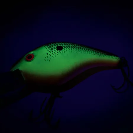 Vintage Mann's Bait  Mann's Depth Plus Ol' Homer, Yellow / Green fishing lure #6862