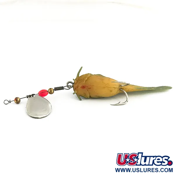 Vintage   Burke Muddlers Minnow Willow Cat, 1/4oz Nickel fishing #6864