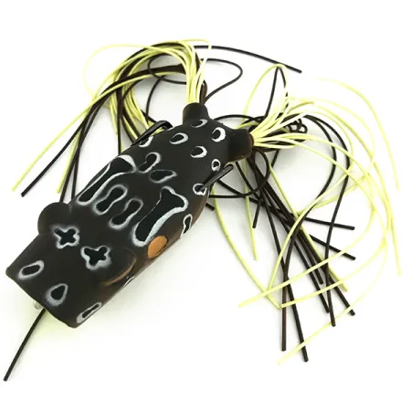 Vintage Terminator Popping Frog, 1/2oz Brown fishing #6865