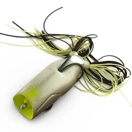 Vintage Terminator Popping Frog, 1/2oz Brown fishing #6865