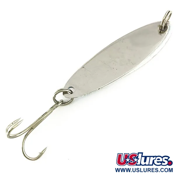 Vintage  Acme Kastmaster UV, 3/8oz Trout / Nickel fishing spoon #6870