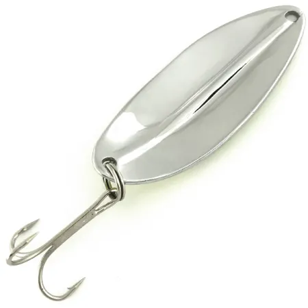 Vintage TODDCO Main liner UV, 2/5oz Yellow / Red / Nickel fishing spoon #6878