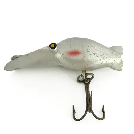 Vintage Luhr Jensen Hot Shot 3, 3/16oz Silver fishing lure #6884