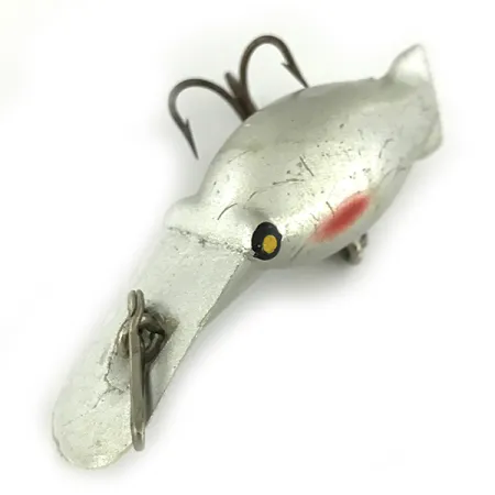 Vintage Luhr Jensen Hot Shot 3, 3/16oz Silver fishing lure #6884