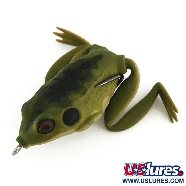 Vintage Other Weedless LunkerHunt Lunker Frog, 1/2oz Frog fishing #6886