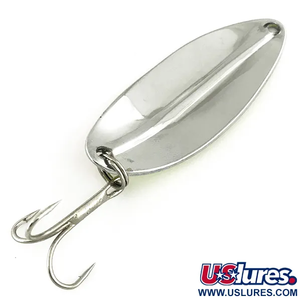 Vintage   Main liner , 2/5oz Yellow / Orange / Nickel fishing spoon #6887