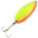 Vintage   Main liner , 2/5oz Yellow / Orange / Nickel fishing spoon #6887