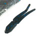   Zoom Skinny Chunk soft bait 18pcs,  Black / Blue Glitter fishing #6895