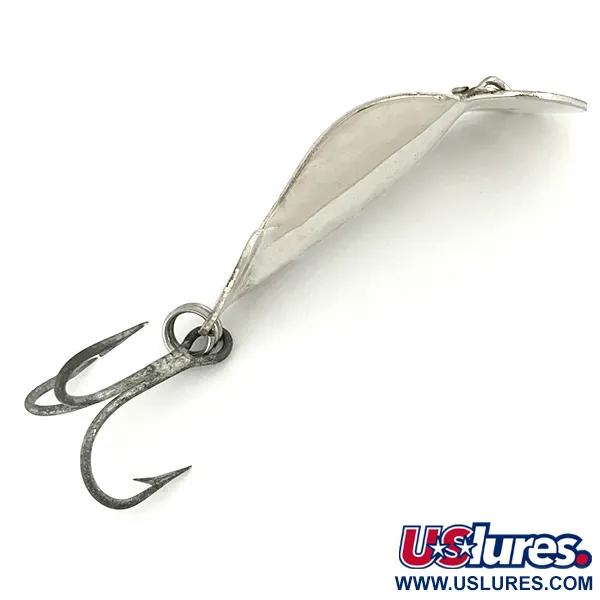 Vintage Buck Perry Spoonplug, 3/16oz Nickel fishing spoon #6900