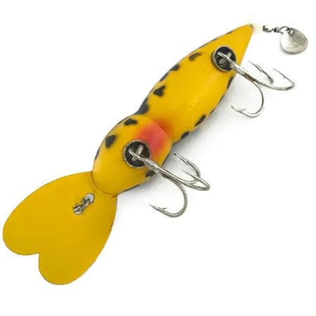 Vintage Whopper Stopper Hellbender, 2/5oz Tiger fishing lure #6902