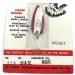  Eppinger Dardevle Midget, 3/16oz Red / White / Nickel fishing spoon #6905