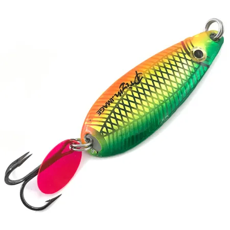 Key Largo Syco Spoon UV, 1/2oz Rainbow Fish fishing spoon #6907