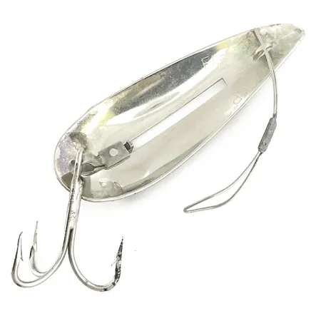Vintage Weedless Bait  Weedless Larson Bait Fishtrap, 3/5oz Nickel fishing spoon #6909