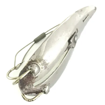 Vintage Weedless Bait  Weedless Larson Bait Fishtrap, 3/5oz Nickel fishing spoon #6909