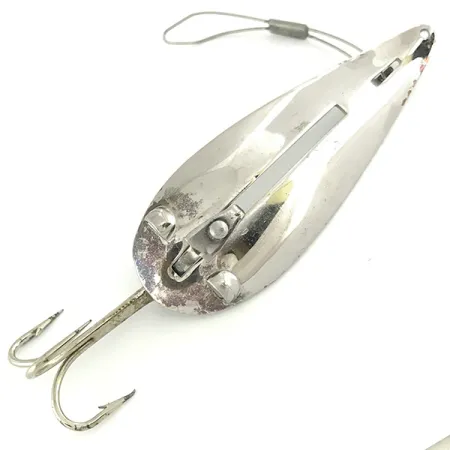 Vintage Weedless Bait  Weedless Larson Bait Fishtrap, 3/5oz Nickel fishing spoon #6909