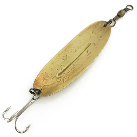Vintage Williams Wabler, 2/3oz Brass fishing spoon #6917