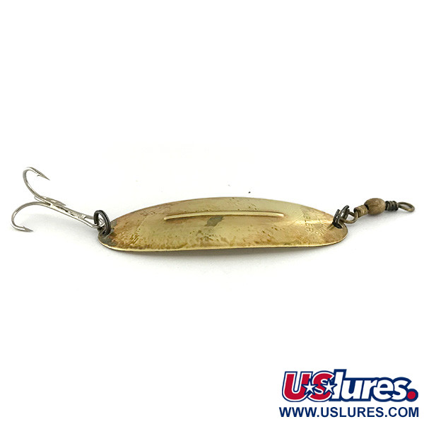 Vintage   Williams Wabler, 2/3oz Brass fishing spoon #6917