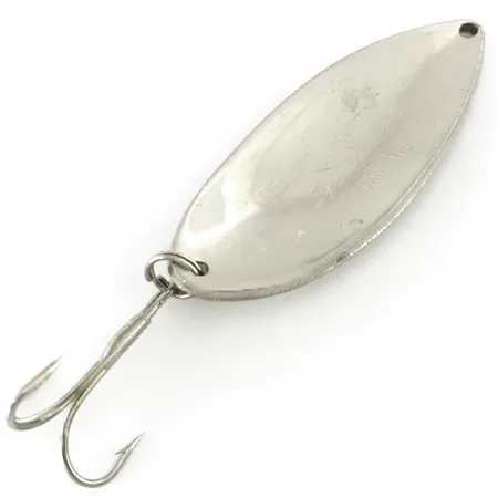 Vintage Mister Twister Shelby Sportfisher, 3/4oz Nickel fishing spoon #6921