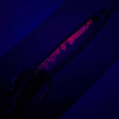 Luhr Jensen Deep Stinger UV, 3/4oz Silver / Red fishing spoon #6927