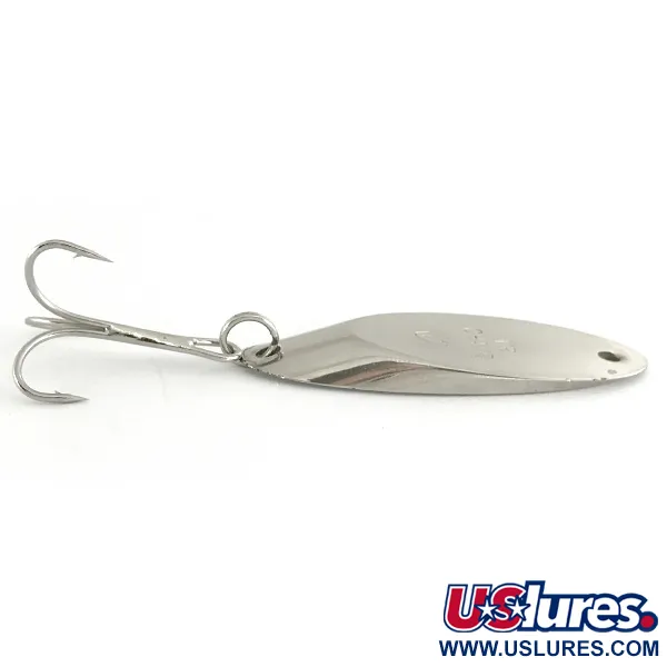 Vintage Weber Mr Champ, 3/4oz Nickel fishing spoon #6932