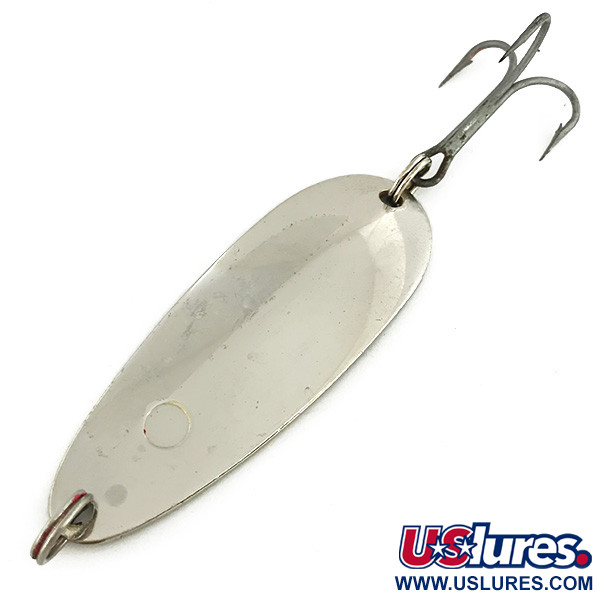 Vintage  Luhr Jensen Les Davis Hotrod, 3/4oz Nickel fishing spoon #6933