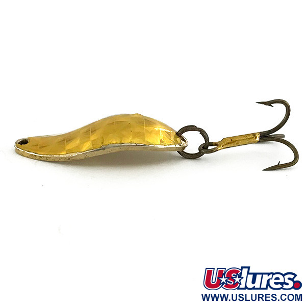 Vintage Seneca Little Cleo, 3/16oz Gold fishing spoon #6936