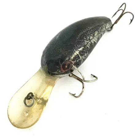 Vintage Cotton Cordell Big O, 1/3oz Black / Silver / Gold fishing lure #6944