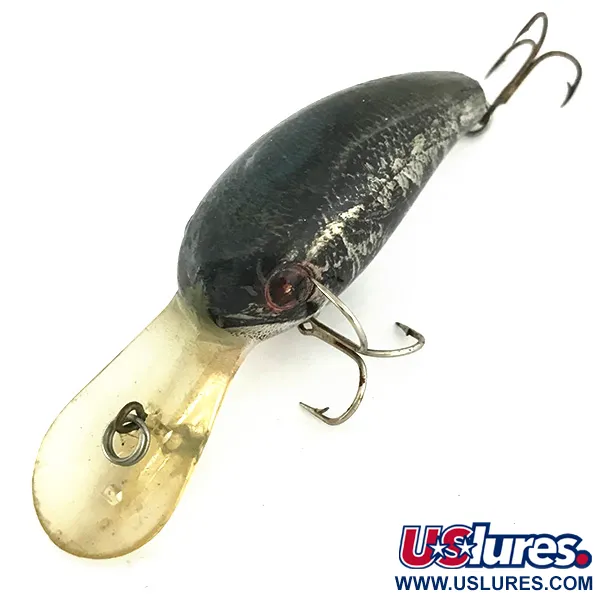 Vintage   Cotton Cordell Big O, 1/3oz Black / Silver / Gold fishing lure #6944
