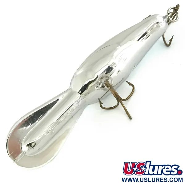 Vintage Bandit 300, 1/3oz Silver / Light Blue fishing lure #6945