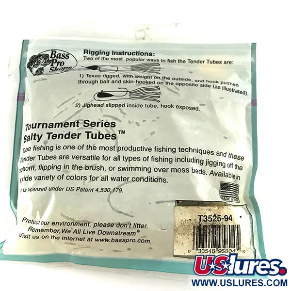   Bass Pro Shops Tournament Series soft bait 23 pcs,  Green Pumpkin / Red fishing #6955