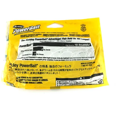 Berkley Power Worm soft bait 9pcs, Motor Oil fishing #6957