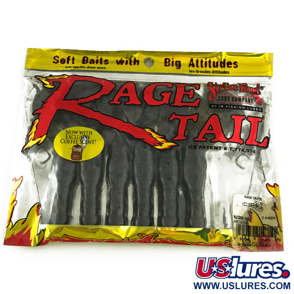 STRIKE KING Rage Tail soft bait 6pcs