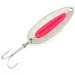 Vintage   Blue Fox Pixee UV, 1/4oz Hammered Nickel / Pink fishing spoon #6976