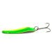 Vintage  Eppinger Dardevle Cop-E-Cat 7400 UV, 1/2oz Fluorescent Yellow / Green / Nickel fishing spoon #6978