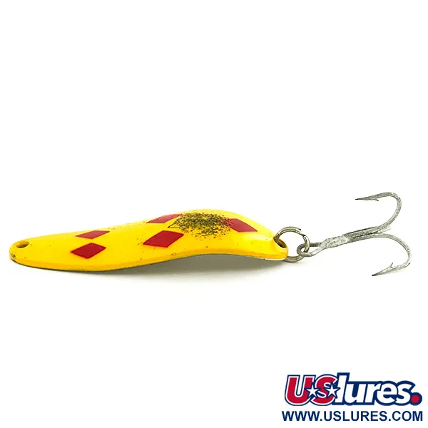 Vintage  Eppinger Dardevle Cop-E-Cat 7300, 1/3oz Five of Diamonds fishing spoon #6979