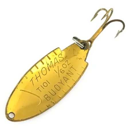 Vintage Thomas Buoyant, 3/16oz Rainbow Red Trout fishing spoon #6982