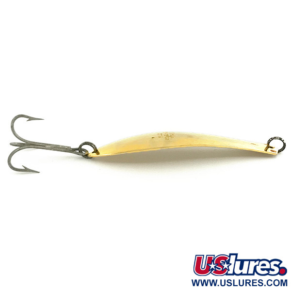 Vintage  Prescott Spinner Little Doctor 275, 3/4oz Gold fishing spoon #6983