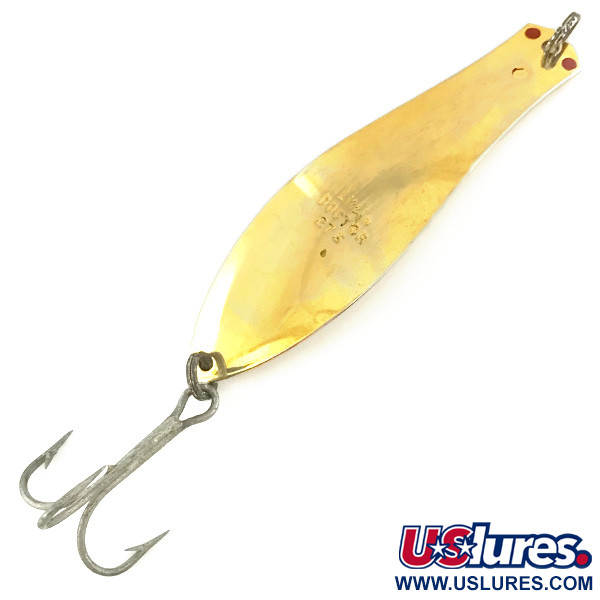 Vintage  Prescott Spinner Little Doctor 275, 3/4oz Gold fishing spoon #6983
